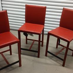 designer leather stools chairs