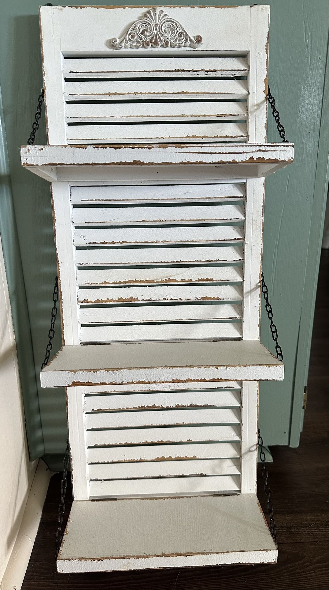 Hobby Lobby Rustic White Wall Shelf (3 Shelves)