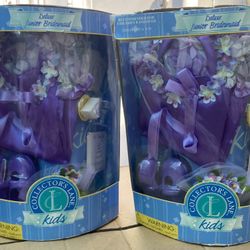 New Collectors Lane Kids 18” Doll Deluxe Junior Bridesmaid outfit $15 each