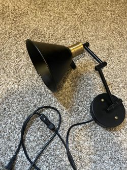 Set Of Two Black Wall Sconces (lamps)