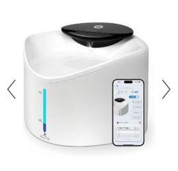 Wireless Pet Water Fountain, BPA-Free Ensure Safety, 2.5L/84oz App operated