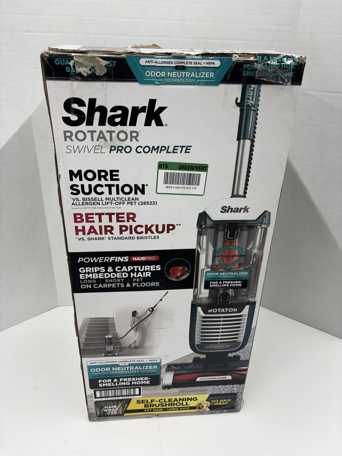 Shark Rotator Swivel Pro Bagless Corded HEPA Filter Upright Vacuum for multisurface carpet