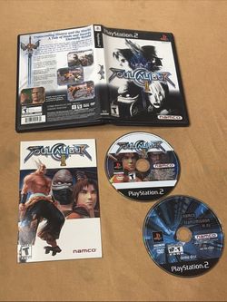 Soul Calibur 2 PS2 (Sony PlayStation 2, 2003) Complete w/ Demo Disc & Reg. Card
