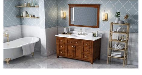 48" Vanity W/ Quartz Top By Jeffrey Alexander