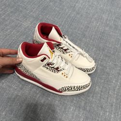 Jordan 3 Cardinal Red