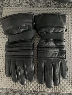 Gloves motorcycle leather