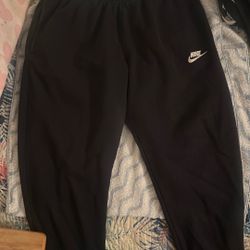 Black And White Nike Sweatpants