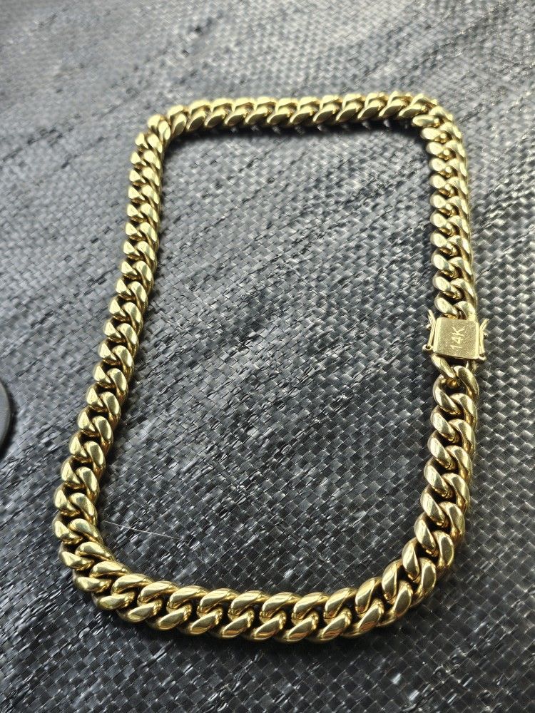 I Deliver I Ship 14k Gold Plated Chain