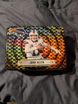 Josh Allen lunch box tin