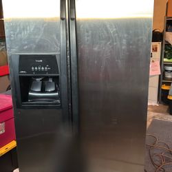 Whirlpool, Stainless Steel Fridge And Freezer