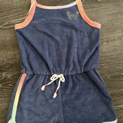 4T Girls Summer Jumpsuit 