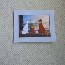 Disney Lithograph Of Aristocats