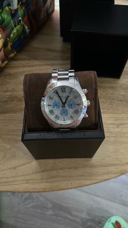 Silver with white sparkles Michael Kors Watch