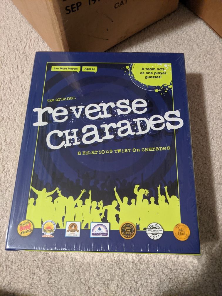 USApoly Reverse Charades sealed green box