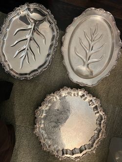Silver plated trays