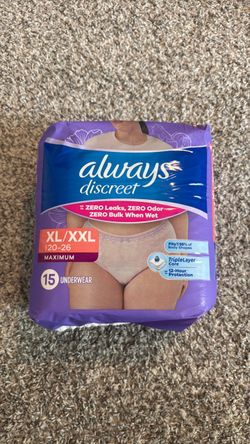 Always discreet underwear