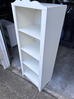 White shelf