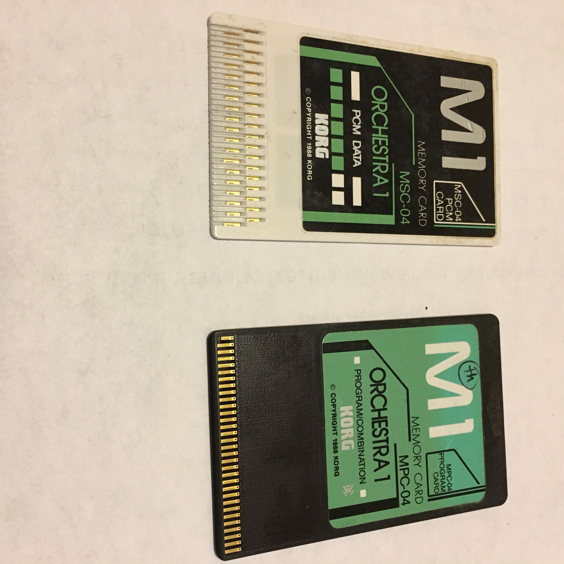 Tarjetas para Korg M1