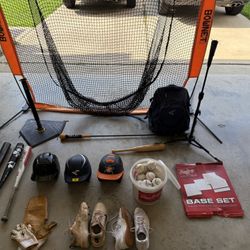 Baseball Equipment- Bats, Helmets, Nets, Tees + More