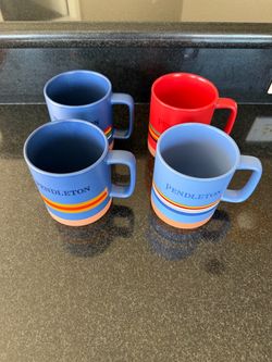 Set of 4 Pendleton Mugs