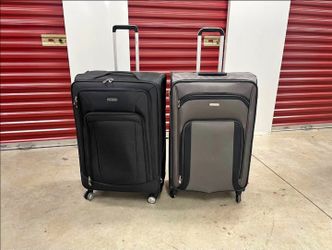 2 Large Samsonite Spinner Check In Luggage