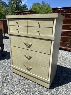 Mid Century Tall Dresser 