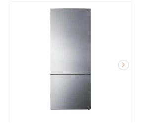 27 in. 14.8 cu. ft. Bottom Freezer Refrigerator in Stainless Steel Counter Depth