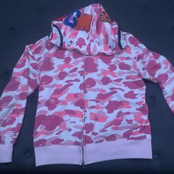Pink Bape Hoodie (High Quality Fake)