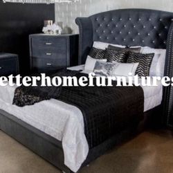 New 4pc Bedroom Set FREE mattress Buy Now Pay Later $39 Down 