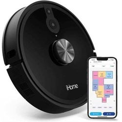 iHome AutoVac Nova S1 Robot Vacuum with LIDAR Navigation, 150 Min Runtime