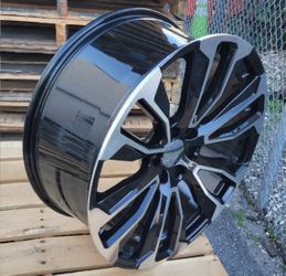 🔥 22X9 EXTREME OE 6x139 CB MACHINED FACE / GLOSS BLACK WHEELS 🔥