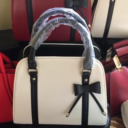 Leather Bowtie Handbag