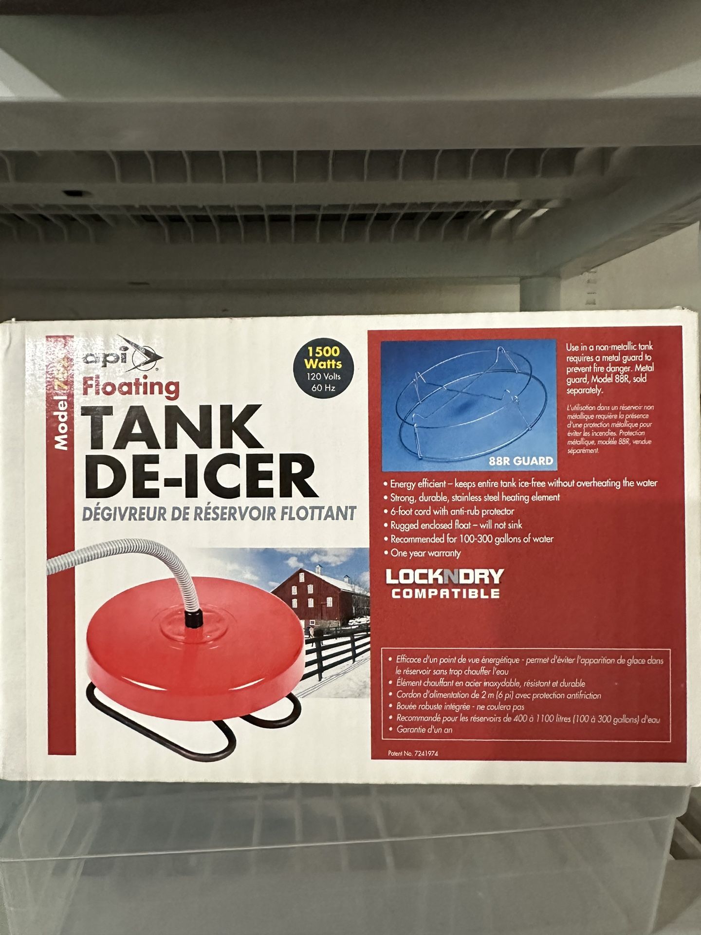 Trough Tank De-I Er