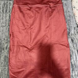 XL Red Pencil Skirt