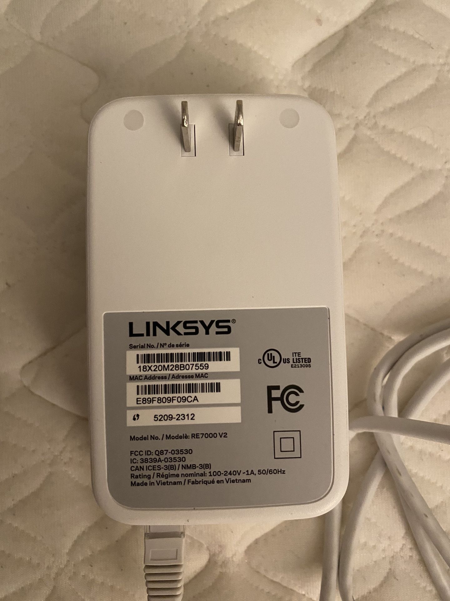 Linksys Wi-Fi Extender