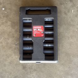 Craftsman socks 12 pc 1/2 drive