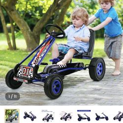 4 Wheels Kids Ride On Pedal Go Kart Racer 