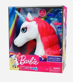  Unicorn Styling Head Barbie Dreamtopia  with 11 pieces -brand New !