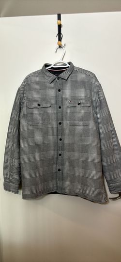 Tommy Hilfiger Ski Patrol Black And White Shacket Men’s XL