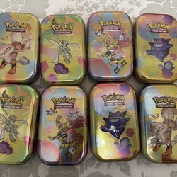 8 Pokémon 151 Mini Tins