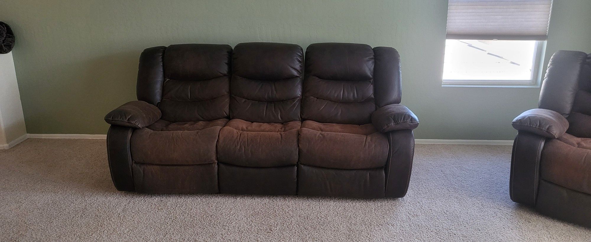 FREE Couch & Recliner Set