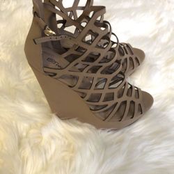 Taupe Color Wedges 