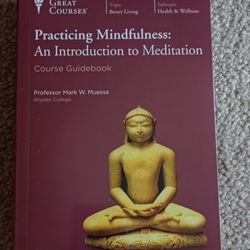 Great Courses Practicing Mindfulness: An Introduction to Meditation Set - NEW