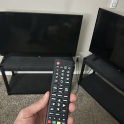 2 LG HD LED TV'S (43" & 40") FULLY FUNCTIONAL!! NO FLAWS!! SHARES 1 REMOTE!!