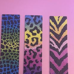 Cheetah Print Diamond Art Bookmarks 