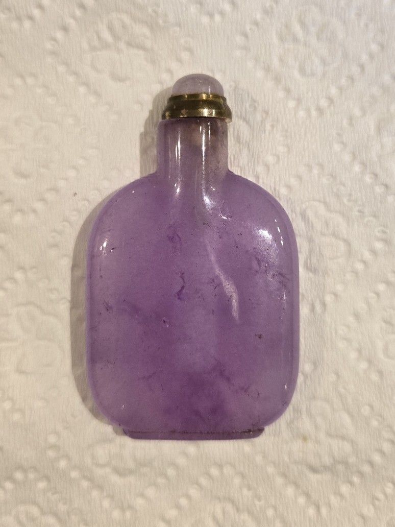 Vintage Chinese Purple Snuff Bottle 