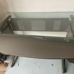 Glass Desk 