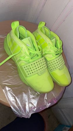 Adidas Dame 8 Extply Men Size 9.5 Lucid Lemon