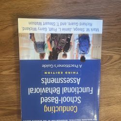Conducting School-based Functional Behavioral Assessments Third Edition 