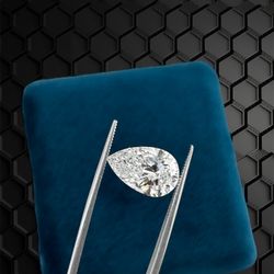Pear Shape Lab Grown Certified Diamond For Ring 